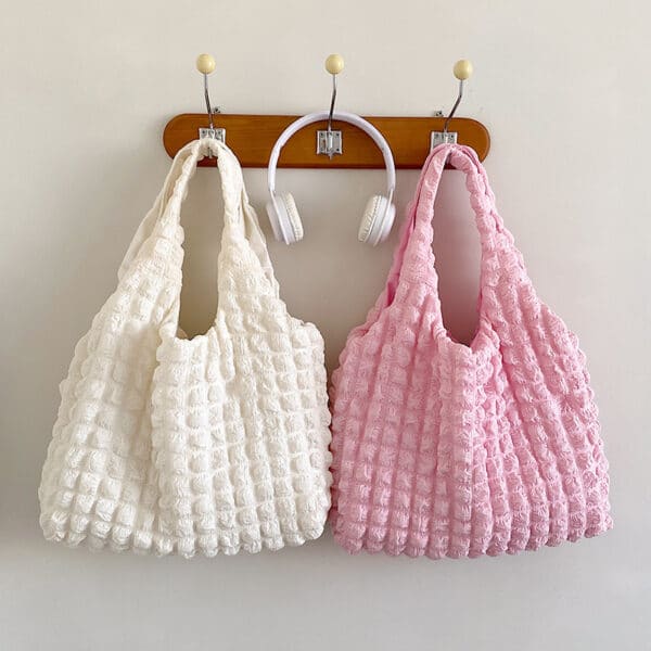 Cute Pleated Puff Shouder Bag Women