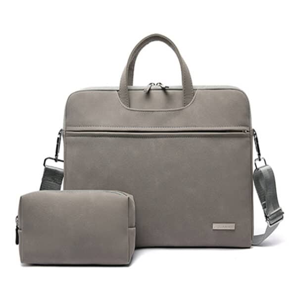 PU Leather Women Laptop Bag Notebook Carrying Case Briefcase - Image 4