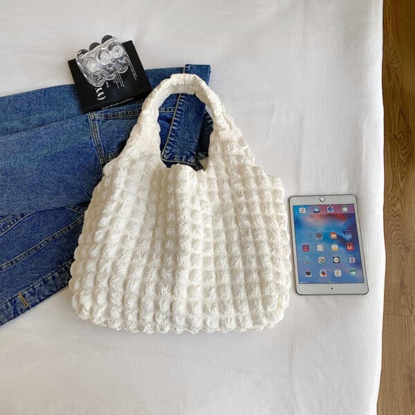 Cute Pleated Puff Shouder Bag Women - Image 8