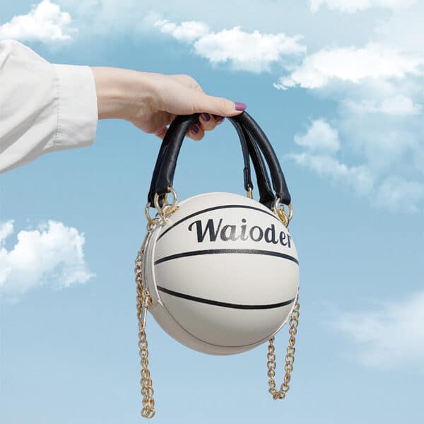Basketball Shape Handbags and Purses for Women Chain Shoulder Crossbody Bag Girls Ladies HandBags - Image 8